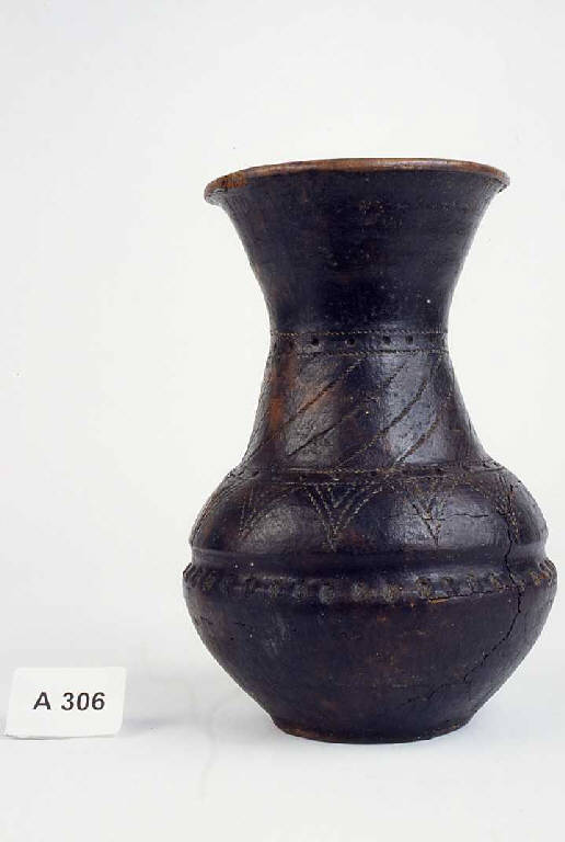 vaso - ambito etrusco italico (sec. VII a.C.)