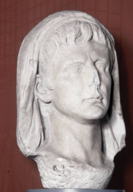 Ritratto di Augusto (scultura) - ambito romano (fine/inizio sec. I a.C)