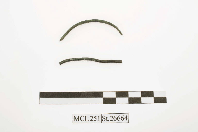 armilla/ frammenti - periodo tardo romano (sec. IV d.C.)