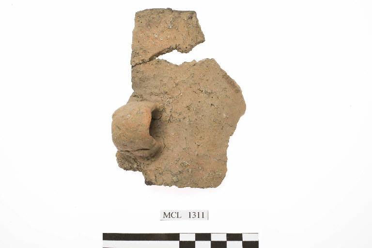 vaso/ frammento - cultura Vasi Bocca Quadrata (Neolitico Medio)