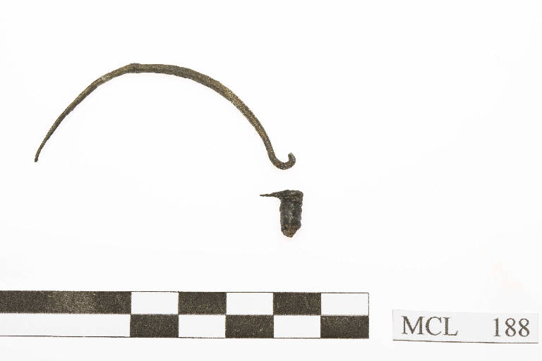 fibula/ frammenti, tipo Misano - cultura La Tène D1 (prima metà sec. I a.C.)
