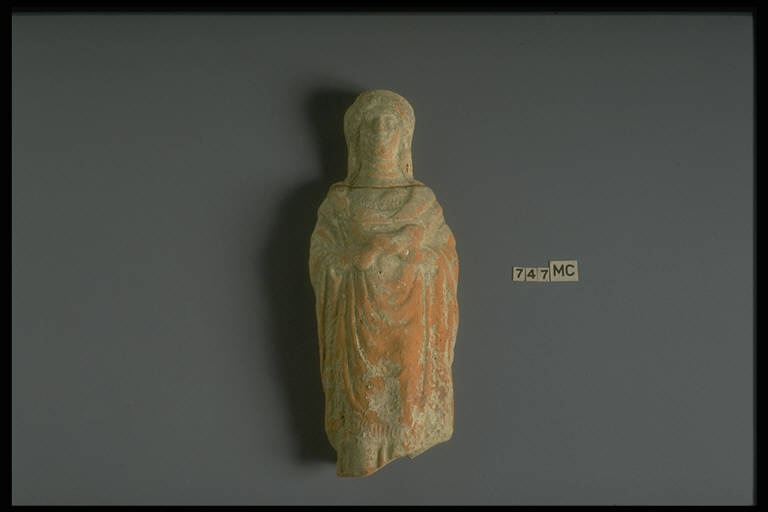 Offerente/Demetra con porcellino (figurina fittile) - Magnogreco/Siceliota