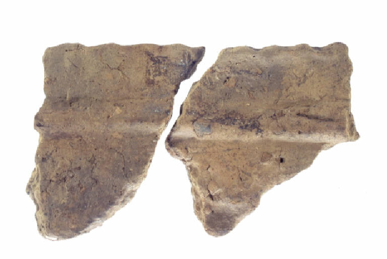 vaso ovoidale/forma parzialmente ricostruibile - Facies nord-occidentale del Bronzo Medio e Recente (Bronzo Recente)