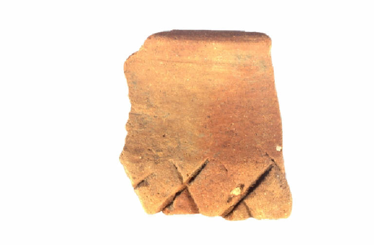 olletta ovoide/forma parzialmente ricostruibile - cultura ligure (Seconda Età del Ferro)
