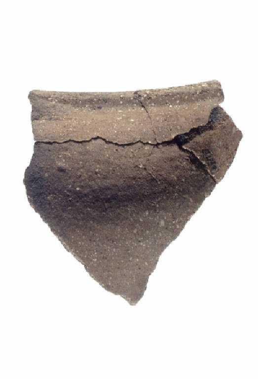 olla globulare/forma parzialmente ricostruibile - cultura ligure (Seconda Età del Ferro)