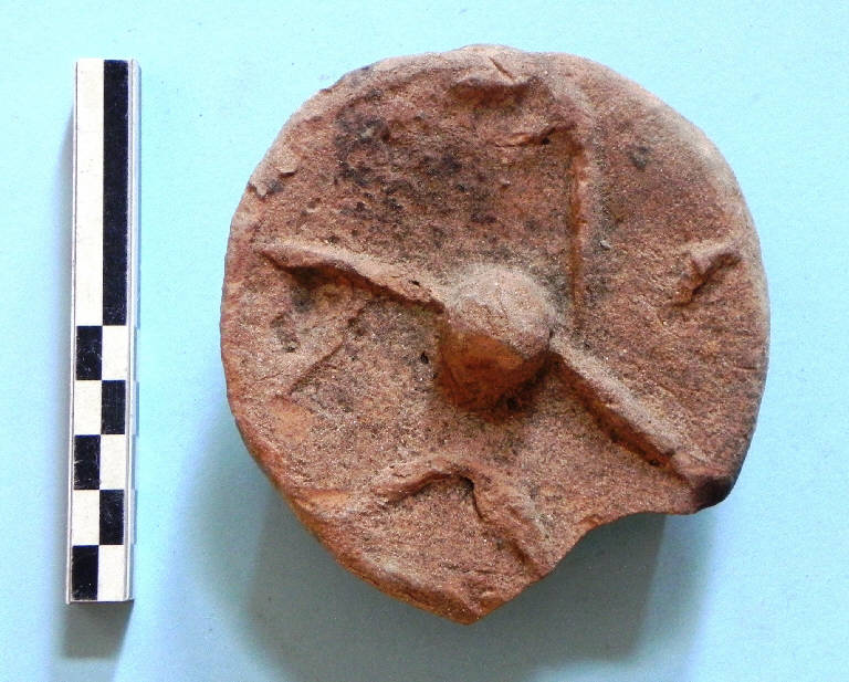 anfora/ tappo - ambito romano (secc. I/ II d.C.)