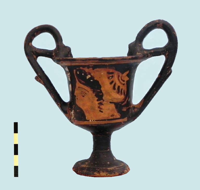 kantharos, Morel, tipo 3714a 1 - ambito apulo (fine sec. IV a.C.)