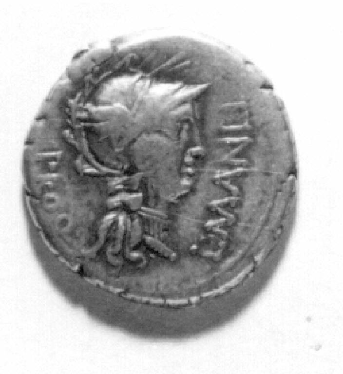 Denario (moneta, Denario) (primo quarto sec. I a.C.)