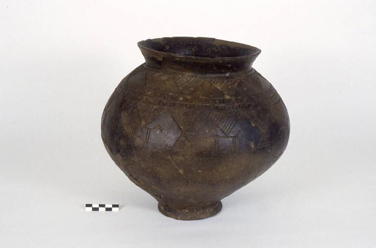urna biconica - prima età del ferro (G I B) (fine/inizio secc. VIII/ VII a.C.)