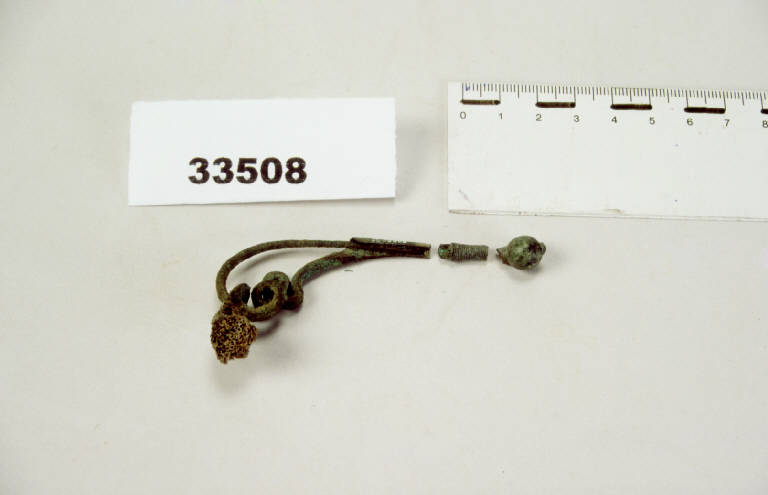 fibula ad arco serpeggiante - prima età del ferro (G II B) (fine/inizio sec. VI-V a.C.)