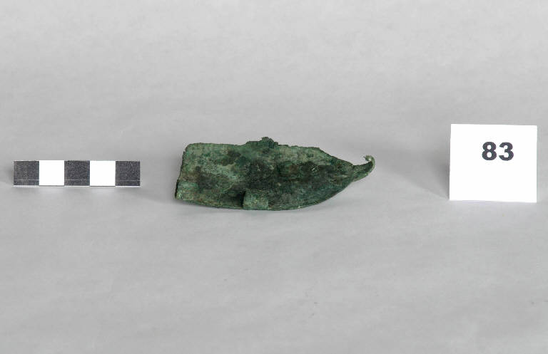 gancio di cintura - periodo romano imperiale (sec. I d.C)