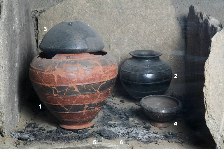 olla ovoide - cultura golasecchiana (prima età del Ferro)