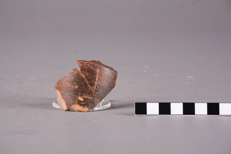 bicchiere / frammento - cultura golasecchiana (sec. V a.C.)