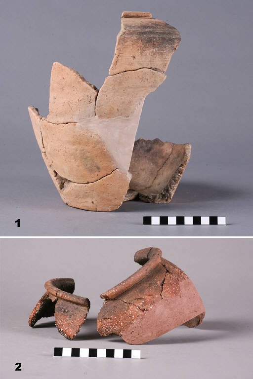 olle / frammenti - cultura golasecchiana (sec. V a.C.)