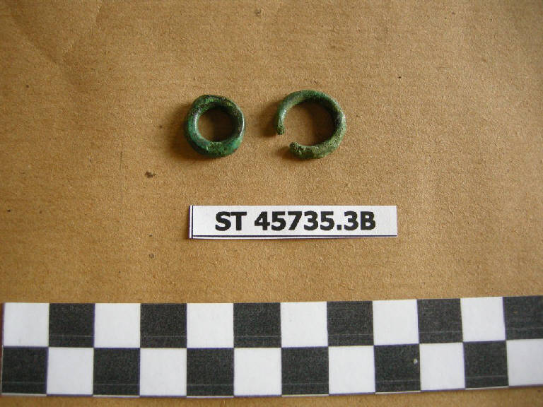 anellino - cultura di Golasecca (fine/inizio secc. VII/ VI a.C.)