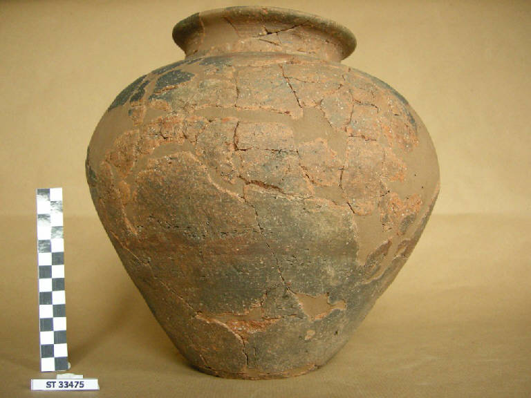 olla ovoide - cultura di Golasecca (fine/inizio secc. VII/ VI a.C.)