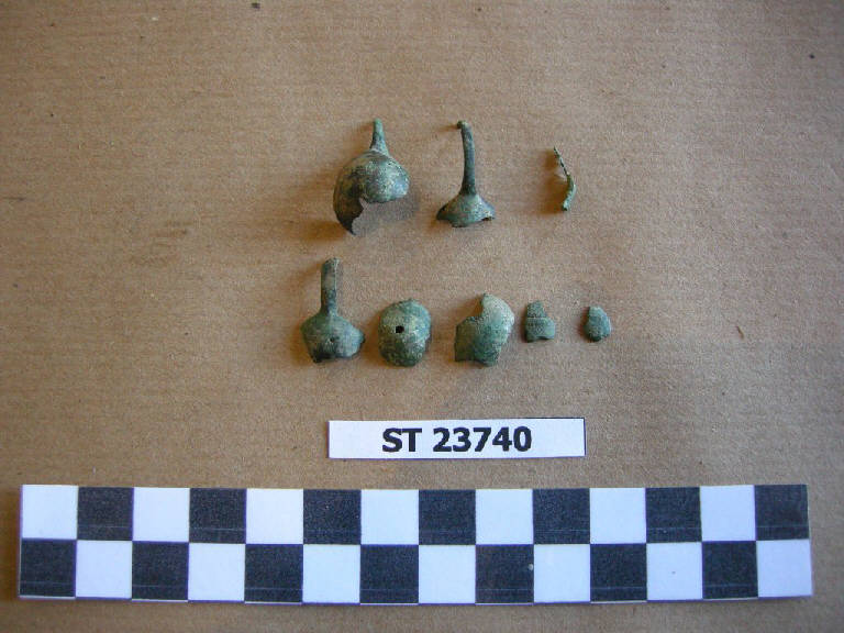 pendaglio/ frammento - cultura di Golasecca (sec. VI a.C.)
