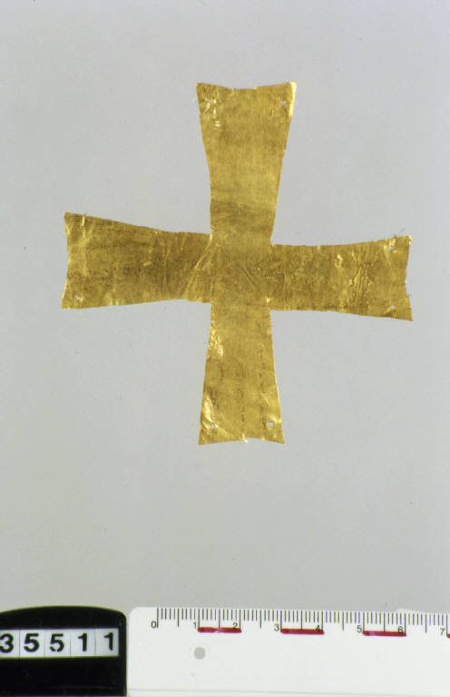 croce - produzione longobarda (prima metà sec. VII d.C.)