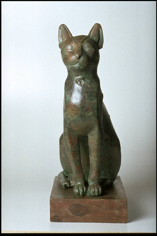 Gatto (statua di animale) - produzione egizia (secc. VIII/ VI a.C.)
