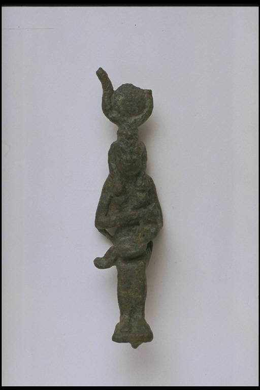 Iside con Horus bambino (STATUETTA VOTIVA) - produzione egizia (secc. IV/ I a.C.)