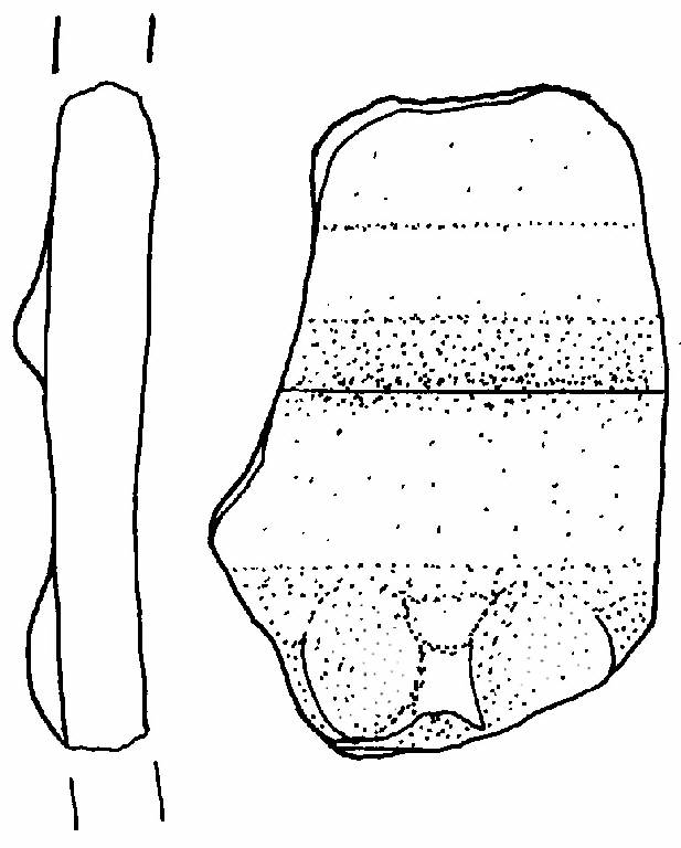frammento non id - ambito paleoveneto (sec. VIII a.C.)