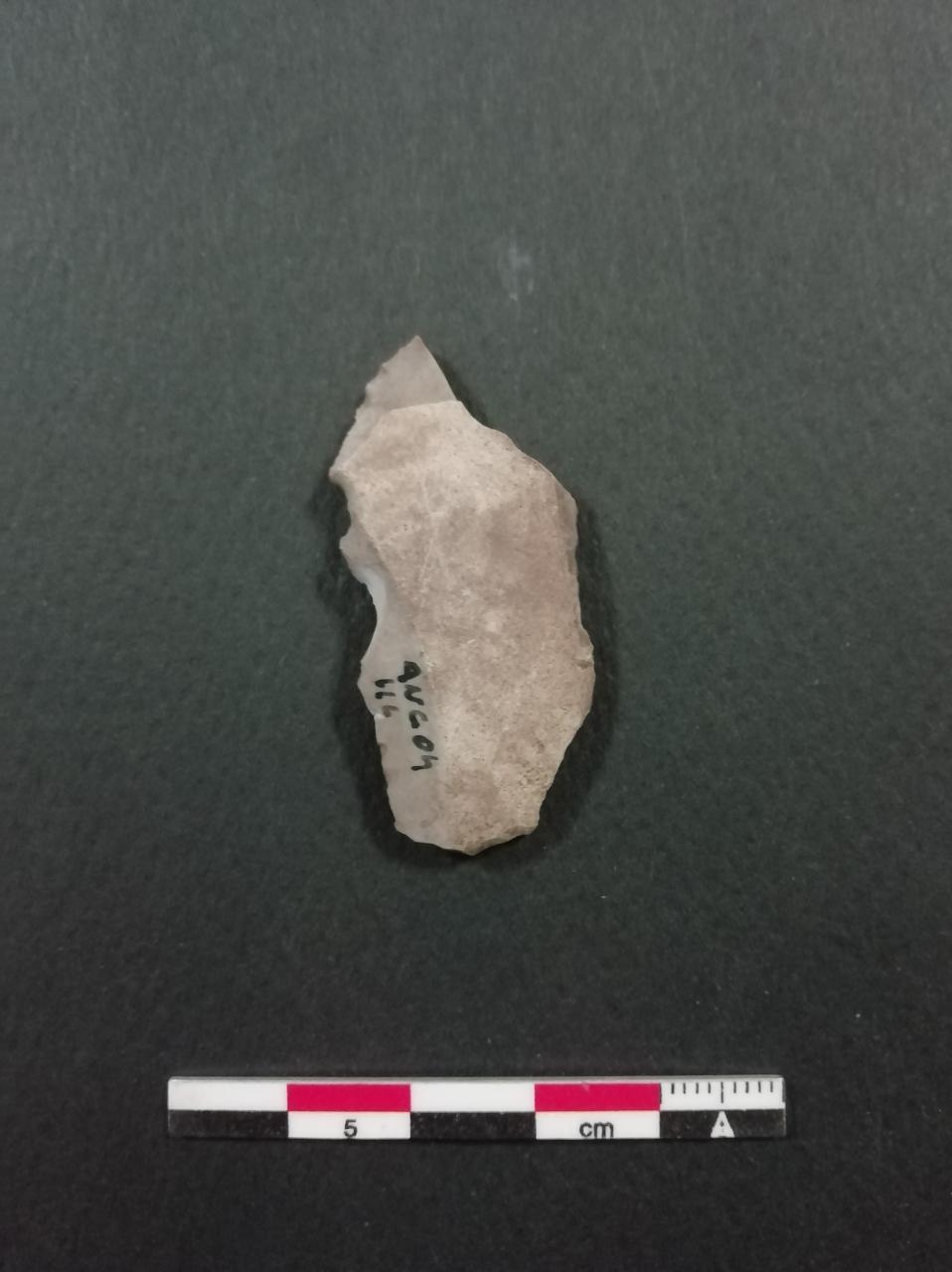 grattatoio frontale lungo, G1, La Place (Neolitico Antico)