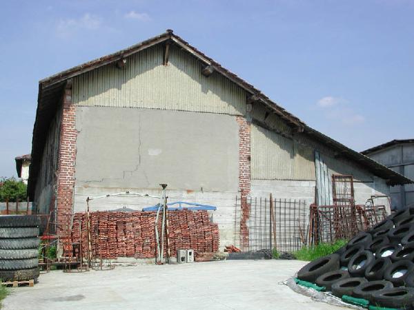 Portico dell'aia della Cascina Trognano