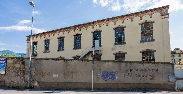 Capannone del Cotonificio Zopfi per la cardatura e la filatura