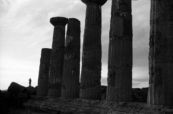 Italia del Sud. Sicilia - Valle dei Templi - tempio di Ercole