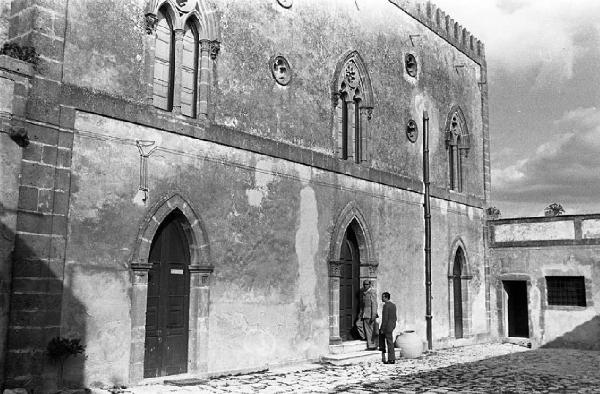 Italia del Sud. Sicilia - palazzo signorile - facciata