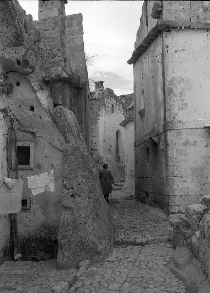 Italia del Sud. Matera - sasso caveoso - centro storico