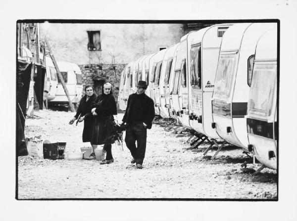 Lucania - campo d'accoglienza dei terremotati