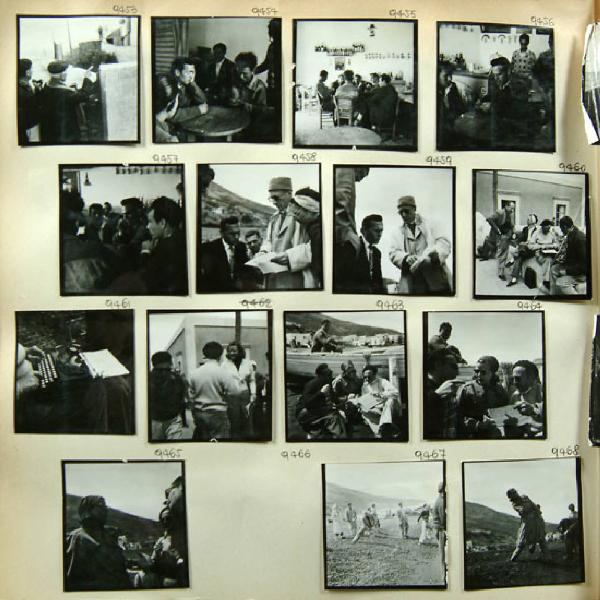 Provini a contatto. Italia del Sud - Isola di Stromboli - Set del film "Stromboli, terra di Dio" di Roberto Rossellini con Ingrid Bergman