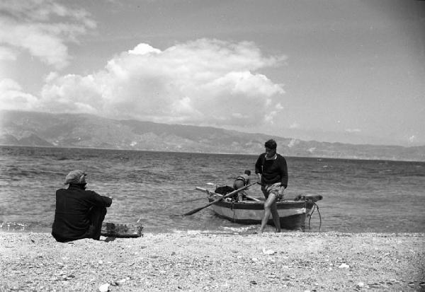 Italia del Sud. Calabria - spiaggia - pescatori