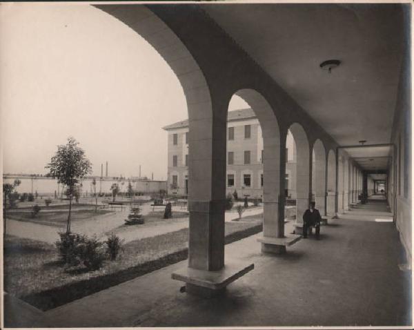 Milano - Casa di Ricovero per Inabili a Lavoro - Portico