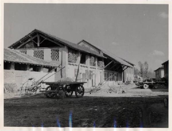 Carpiano - Cascina Nuova di Carpiano - Stalle dei buoi, dei cavalli e delle manze