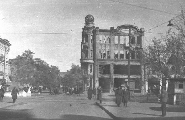 Seconda Guerra Mondiale - Edificio bombardato - Ucraina