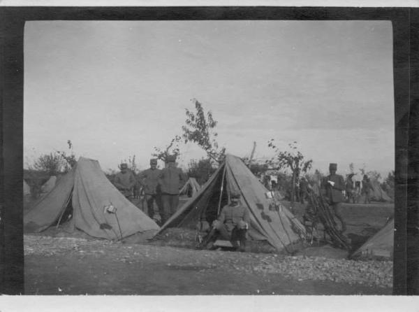 Croce Rossa Italiana - Comitato di Sezione di Bergamo - Corpo Militare - Personale - Accampamento -- Slovenia - Staro Selo