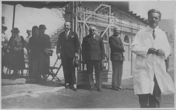 Croce Rossa Italiana - Comitato Provinciale di Bergamo - Colonia elioterapica - Visita da parte di autorità civili - Bergamo - Valtesse - Campo polisportivo Mario Brumana / Pianetti, Annibale