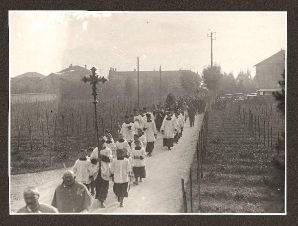 Lombardia - Funerale di Angelo Fontana Cavaliere del Lavoro