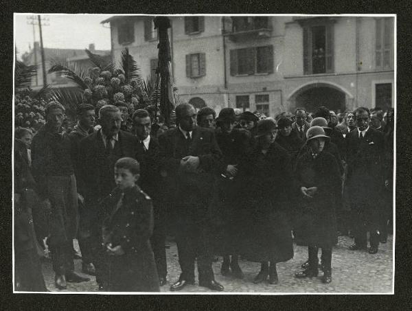 Lombardia - Funerale di Angelo Fontana Cavaliere del Lavoro