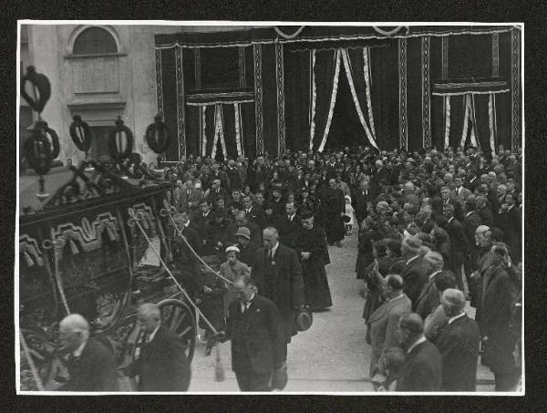 Lombardia - Funerale di Angelo Fontana Cavaliere del Lavoro