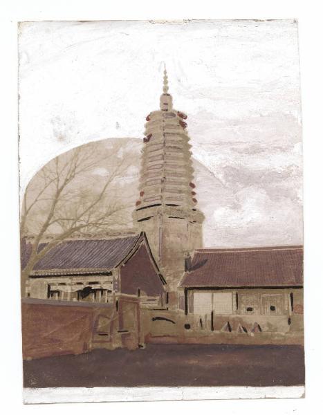 Guerra russo-giapponese - Russia - Manciuria - Liaoyang - Pagoda