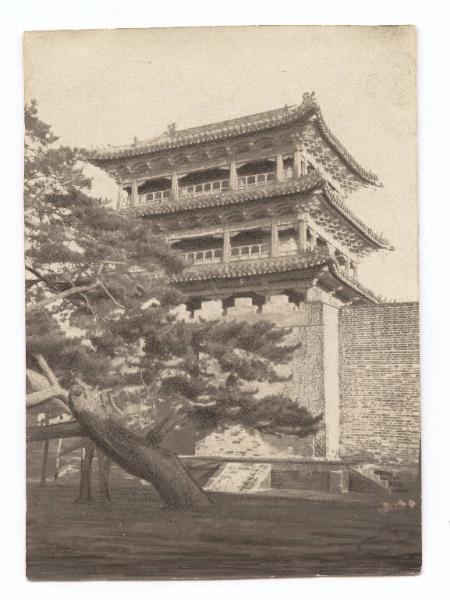 Guerra russo-giapponese - Russia - Manciuria - Fulin - Pagoda delle Tombe imperiali