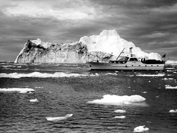 Groenlandia occidentale - Nord dell'Oceano Atlantico - Baia di Melville - Barca - "Franz Terzo" - Icebergs