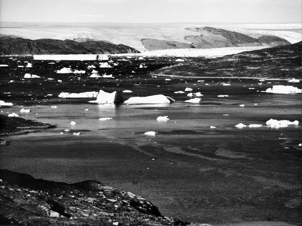 Groenlandia occidentale - Nord dell'Oceano Atlantico - Baia Allison - Indlandsis - Icebergs