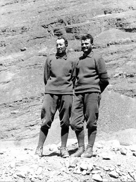 Ritratto di gruppo - Alpinisti - Bich, Jean - Carrel, Leonardo - Patagonia cilena - Provincia di Ultima Esperanza - Ande patagoniche - Massiccio del Paine