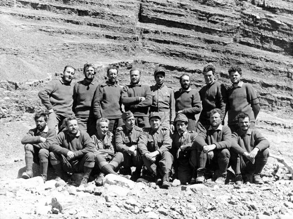 Ritratto di gruppo - Alpinisti - Bich, Jean - Barmasse, Gino - Carrel, Leonardo - Carrel, Marcello - Gobbi, Toni - Monzino, Guido - Monzino, Tullio - Nava, Piero - Pellissier, Camillo - Pession, Pacifico - Pession, Pierino