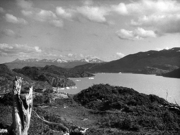 Patagonia cilena - Provincia di Ultima Esperanza - Ande patagoniche - Massiccio del Paine - Paine principale - Lago - Grey