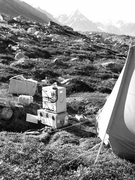Groenlandia - Isole Menander - tenda - alimentatori elettrici